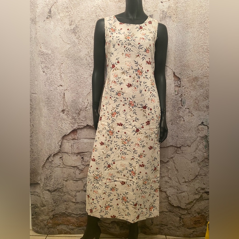 🎉 Host Pick 🎉 Petite Small Floral Linen Dress